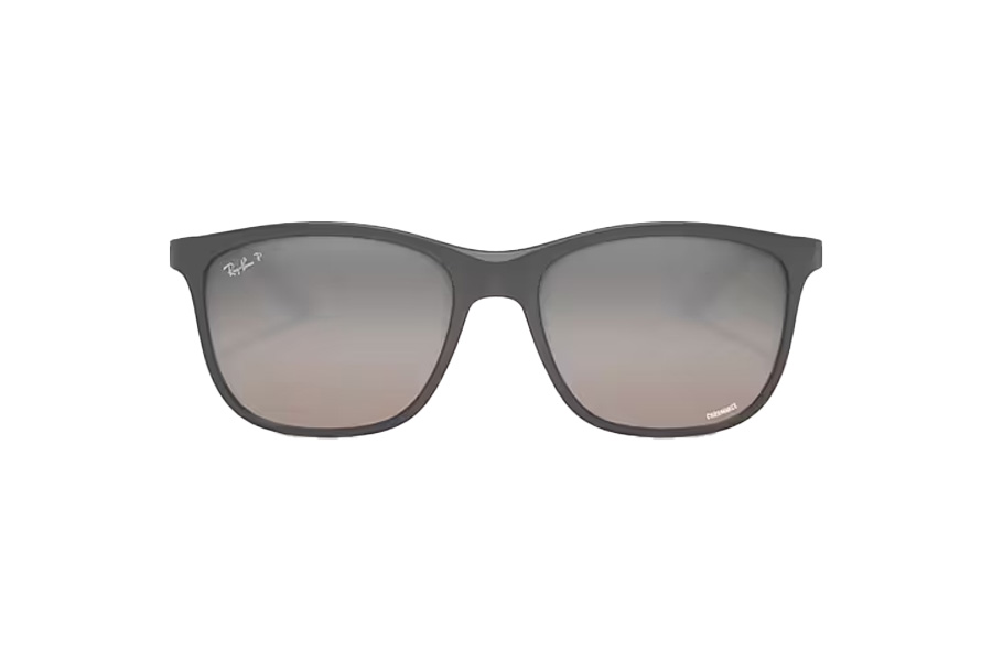 RAY BAN RB4330CH CHROMANCE Grey with Silver Lenses